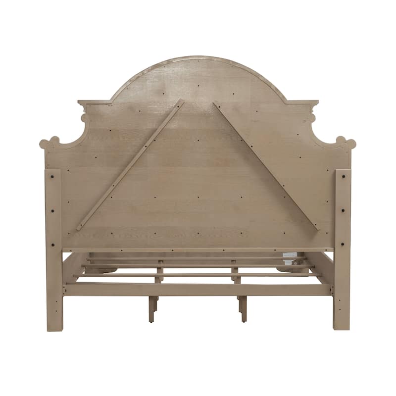 Liberty Furniture Magnolia Manor Upholstered Bed, Dresser & Mirror, Chest - California King, King or Queen