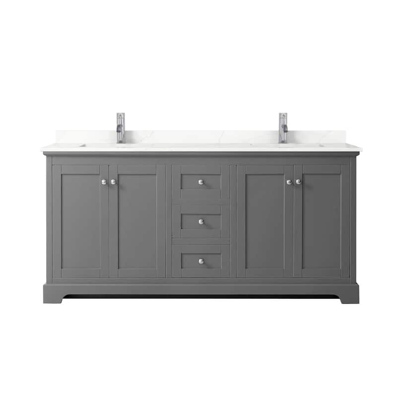 Wyndham Collection WCV232372D-QTZ-UNSMXX Avery 72" Free Standing