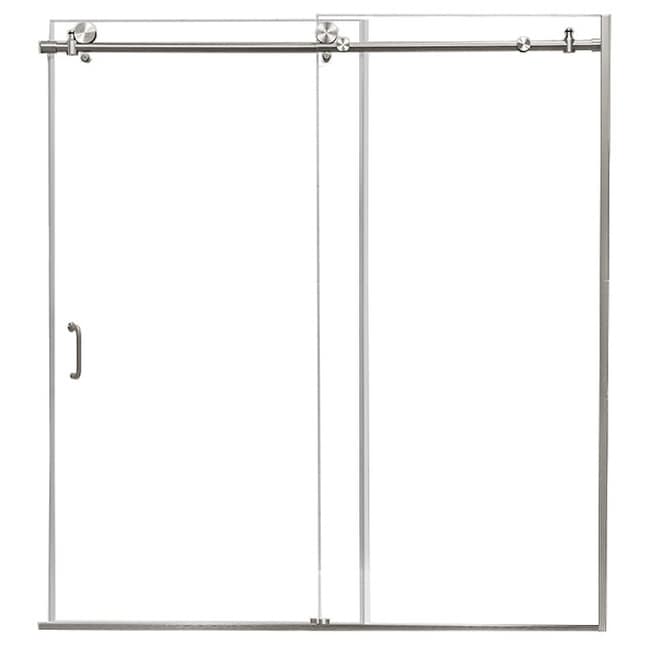 CRAFT + MAIN MRRL6062-CL 62" High x 60" Wide Sliding Shower Door with