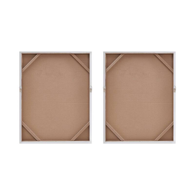 GDF Studio - Glimmer Heavily Embellished 2-Piece Canvas Wall Art Set