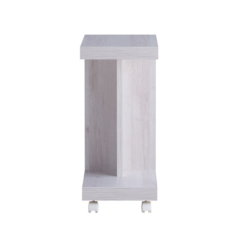 Otis Modern Mobile 18-inch 1-Shelf Side Table by Furniture of America