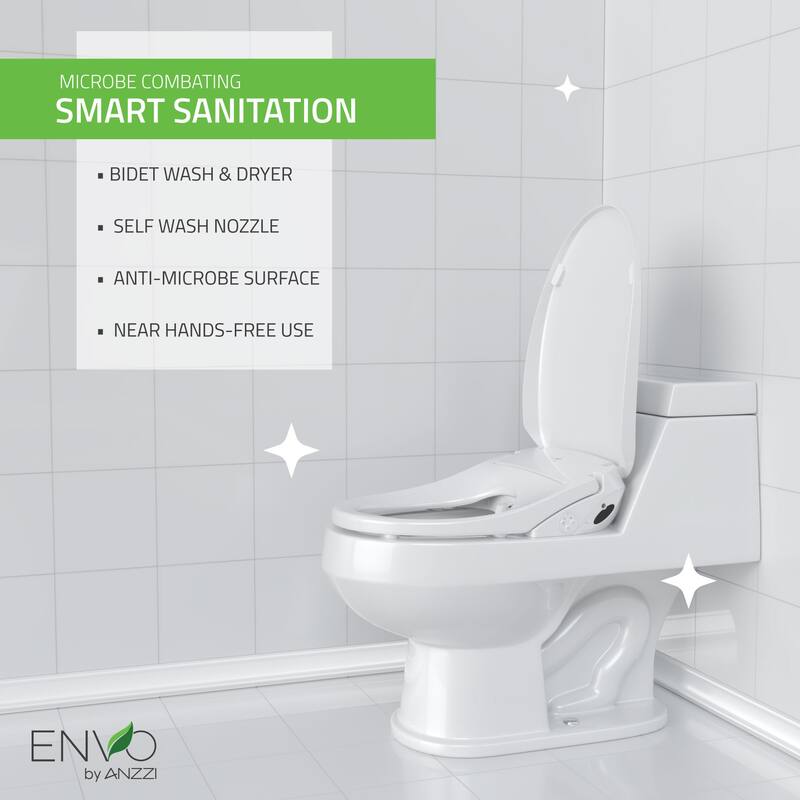 Ember Smart Electric Bidet Toilet Seat with Remote Pad and Heated Seat