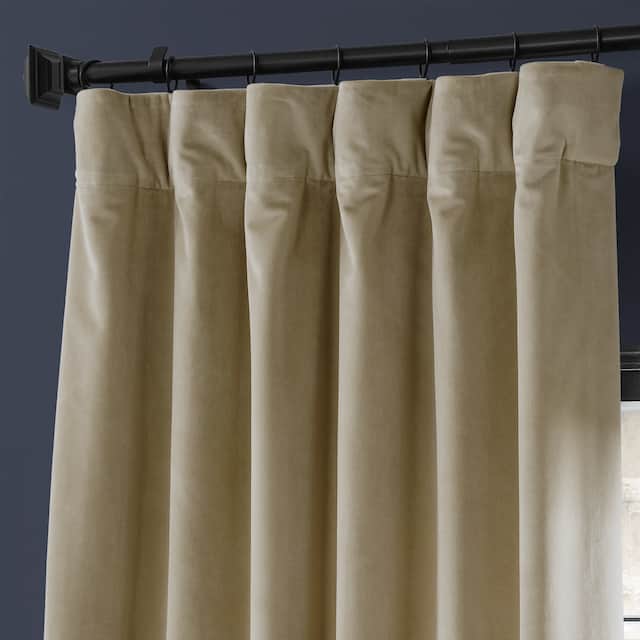 Exclusive Fabrics Urban Lush Velvet Curtain (1 Panel)
