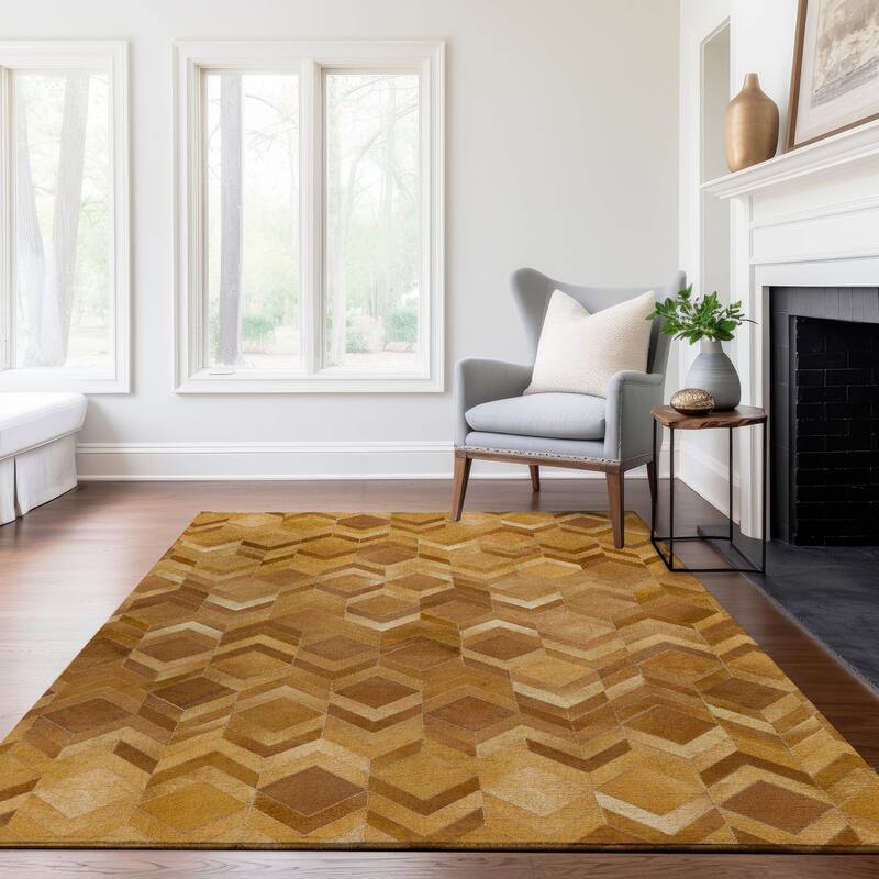 Premium Washable Super Soft Chevron Patchwork Mayfield Rug
