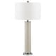 preview thumbnail 9 of 8, SAFAVIEH Lighting 32-inch Ollie Faux Woven Leather Cream Table Lamp (Set of 2) - 15"x15"x31.5"