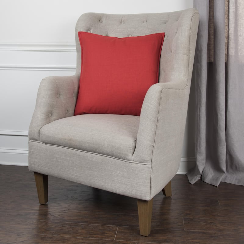 Rizzy Home Cotton Slub Solid Decorative Throw Pillow