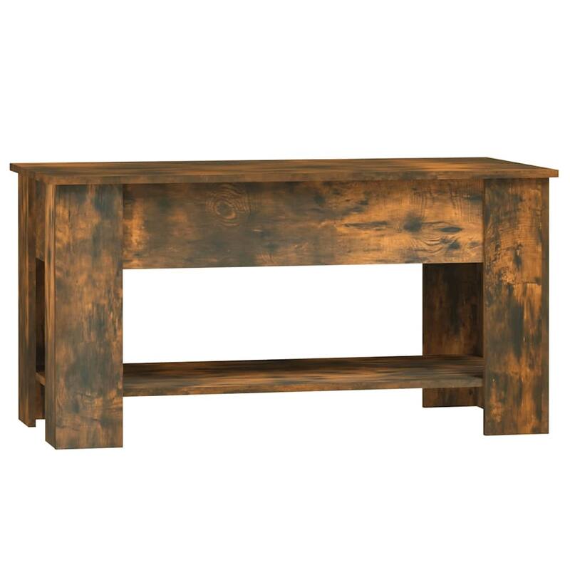 vidaXL Coffee Table Lift Top End Table Accent Side Sofa Table Engineered Wood - 39.8" x 19.3" x 20.5"