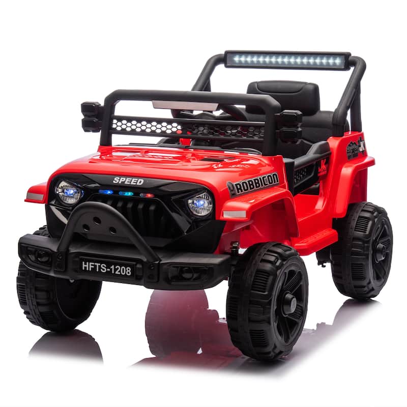 Red Kids Electric Car Ride on Car Electric Vehicle Off-Road Toy Car