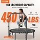 preview thumbnail 37 of 40, Foldable Mini Trampoline, Fitness Rebounder, Stable & Quiet Trampoline for Adults Indoor/Garden Workout