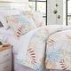 preview thumbnail 5 of 4, Tropic Leaf Duvet Cover and Sham Set King - Cream - 3 Piece