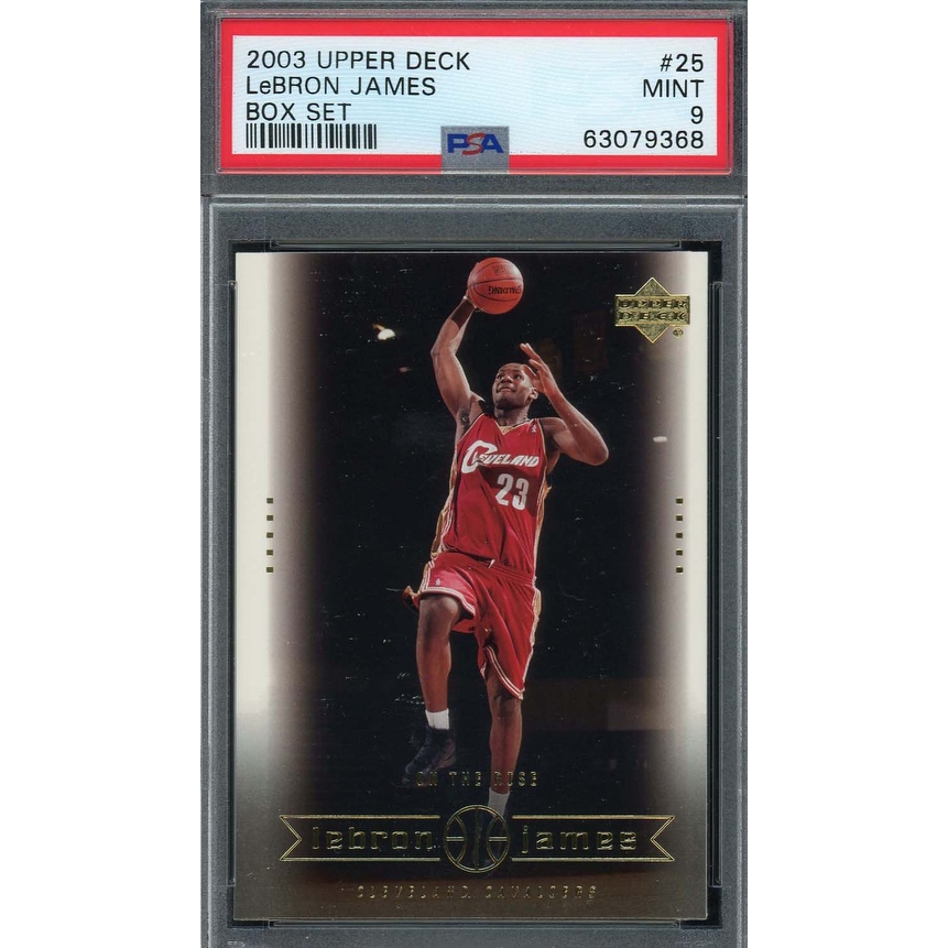 その他 2003 UD Lebron james RC PSA 9 2003 Topps LeBron James ROOKIE PSA 9 MINT #221 RC (Freshly