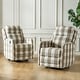 preview thumbnail 21 of 48, Diana Modern Polyester 360-degree Swivel Rocker Recliner Set of 2 by HULALA HOME Buffalo
