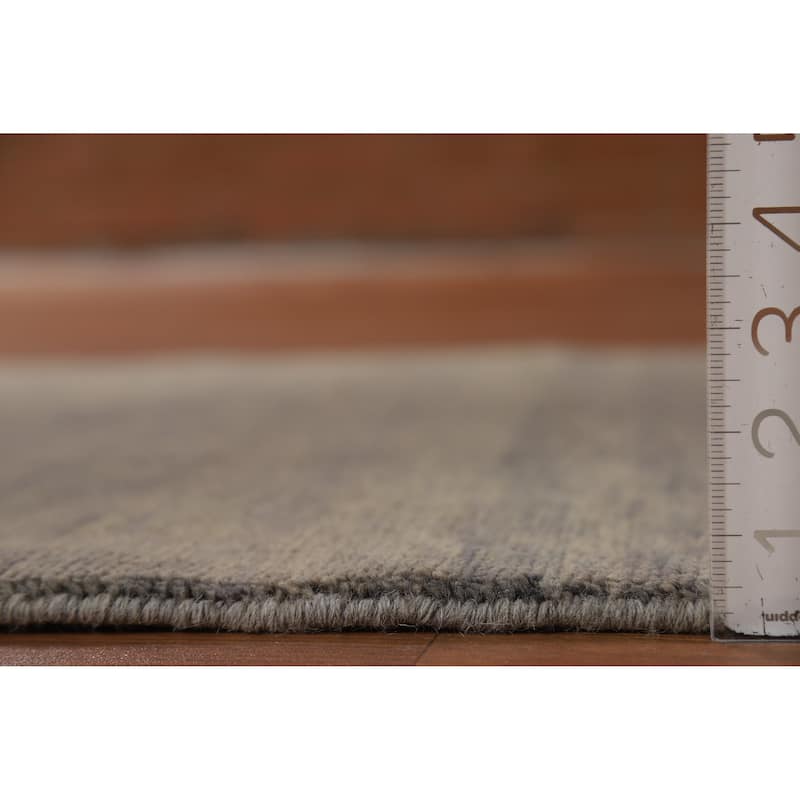 Striped Gabbeh Oriental Foyer Rug Hand-Knotted Wool Carpet - 3'3"x 6'4"
