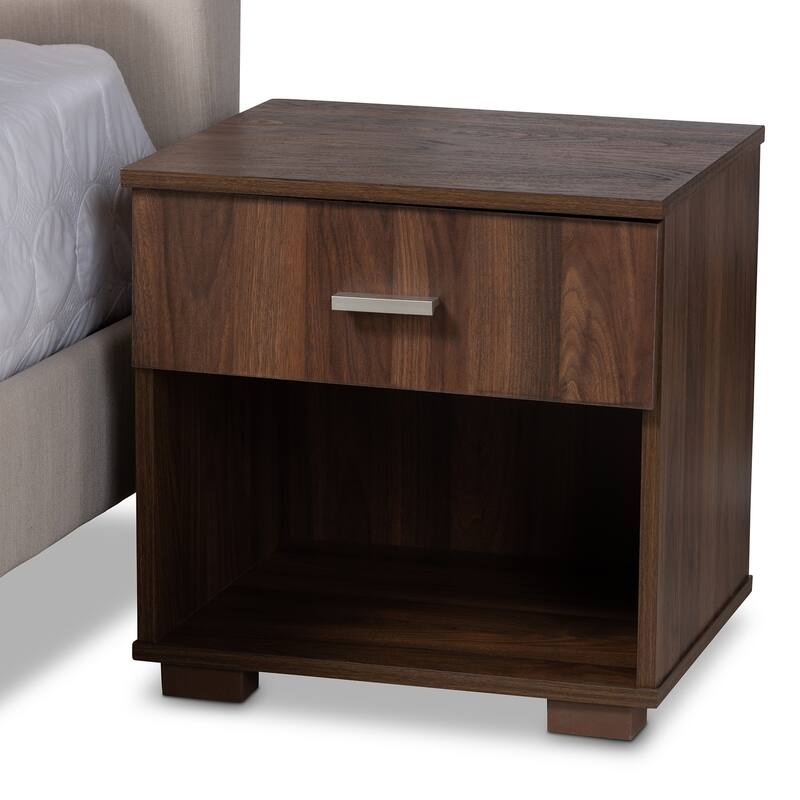 Queen Size Platform Bed with Nightstands - Upholstered Fabric Bed Frame, Beige, Modern Bedroom Furniture