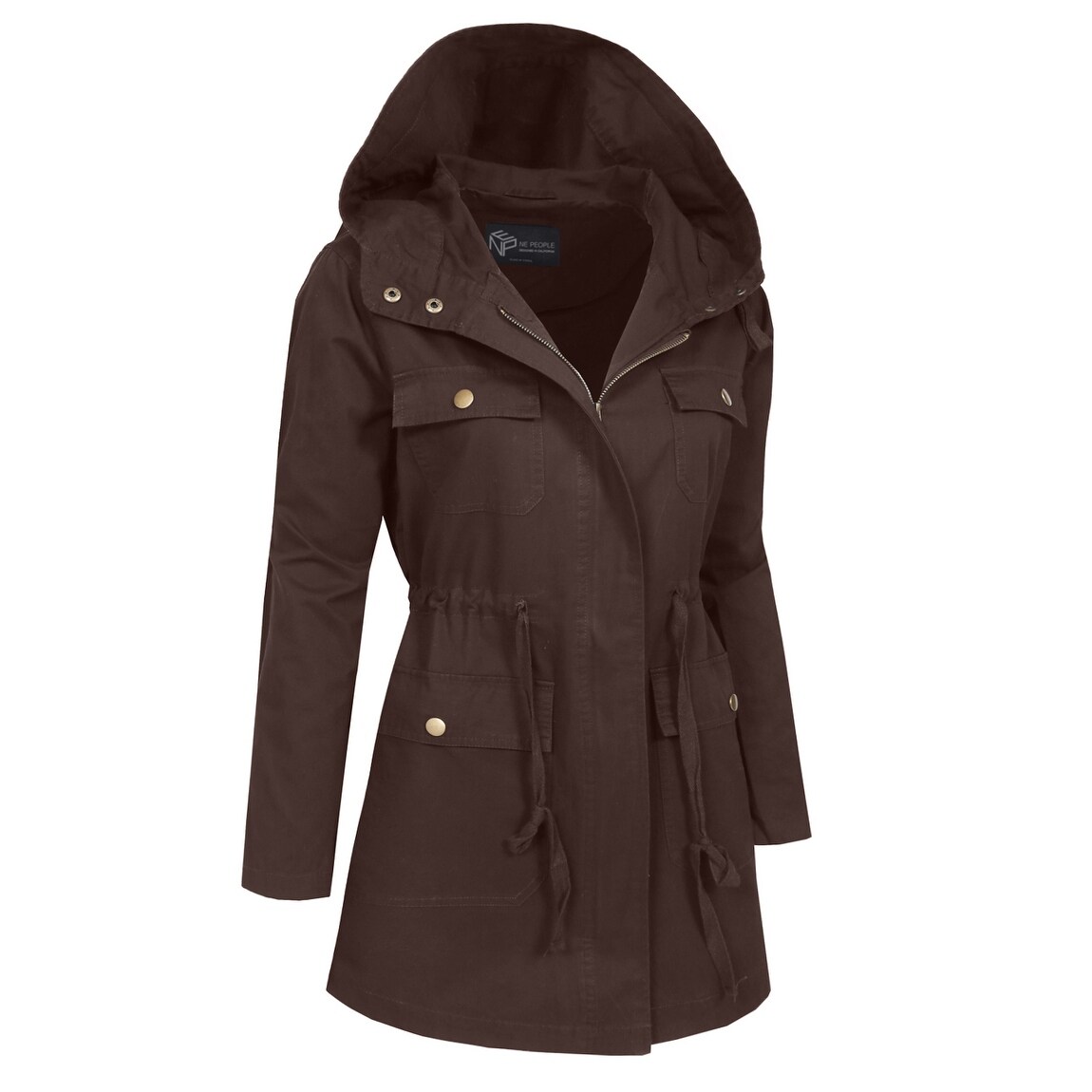 womens military parka with hood