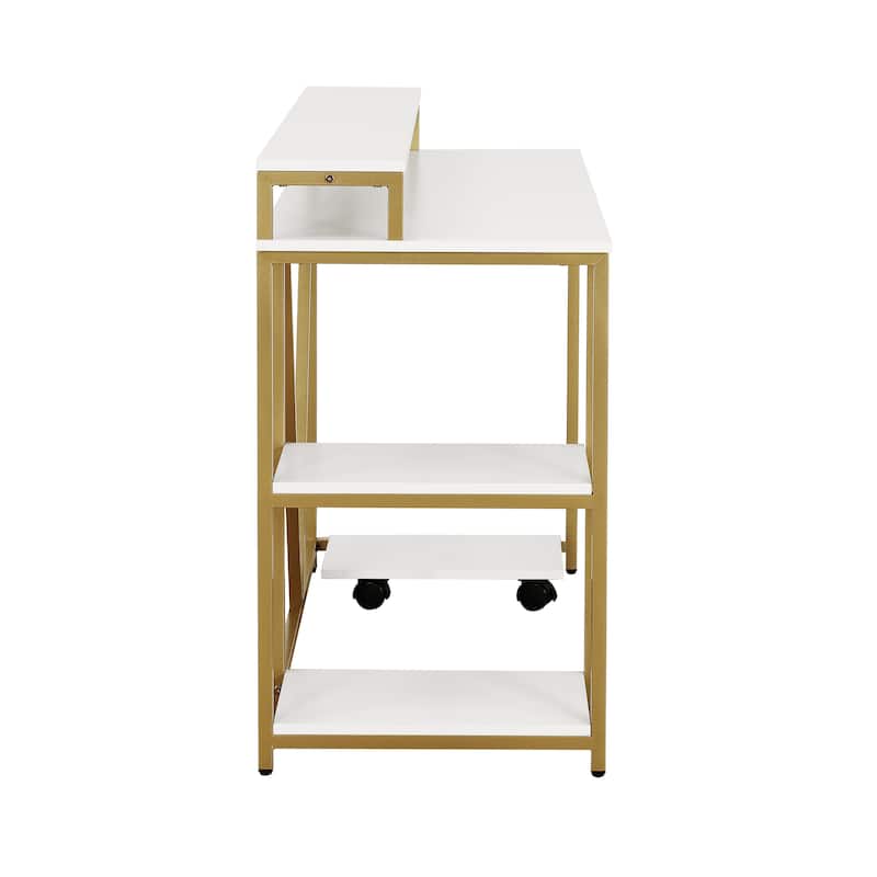 Techni Mobili Industrial Writing Desk Computer Desk Office Deask