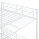 preview thumbnail 14 of 26, Twin Over Full Metal Bunk Bed with 5-Tier Shelves