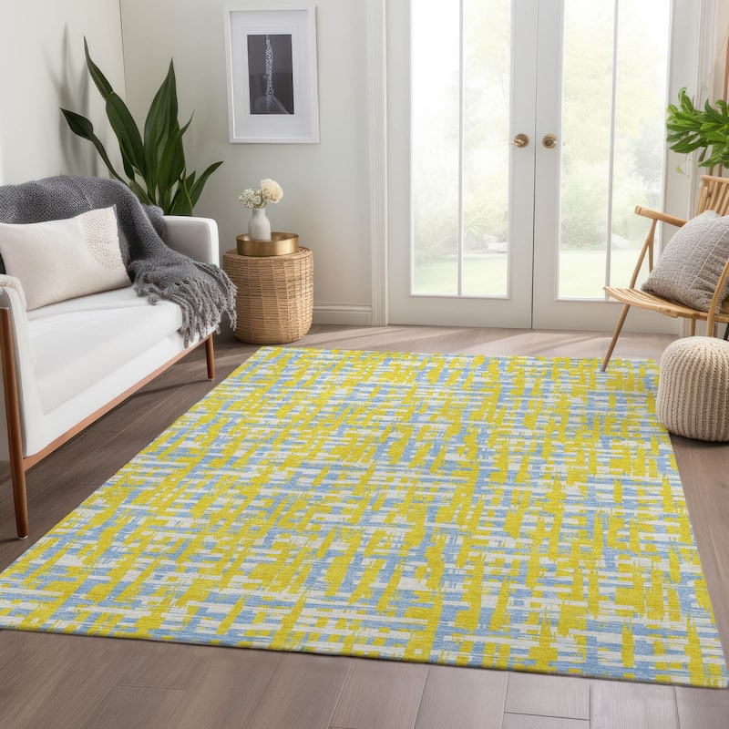 Premium Washable Super Soft Abstract Weave Mayfield Rug
