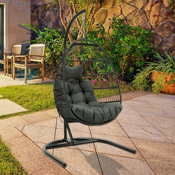 egg shaped patio chair