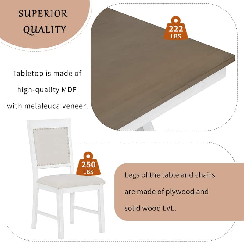 5-Piece Retro Dining Set