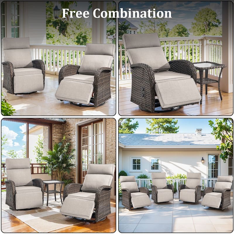 Pocassy Versatile Outdoor Recliner Chair
