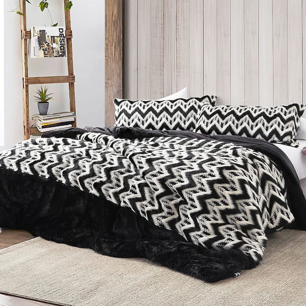 Fancy Meeting You Here - Coma Inducer® Oversized Comforter Set with Black Reverse