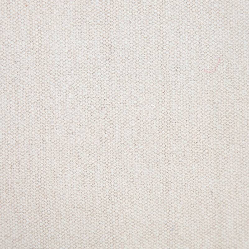 Hand Woven Embroidered Edge Square Throw Pillow - 20" - Beige