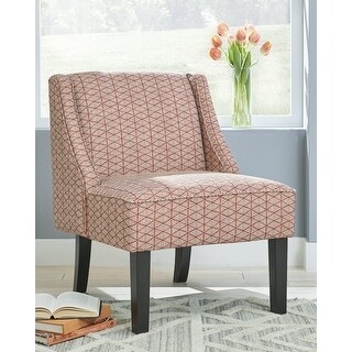 Janesley Orange/Cream Accent Chair