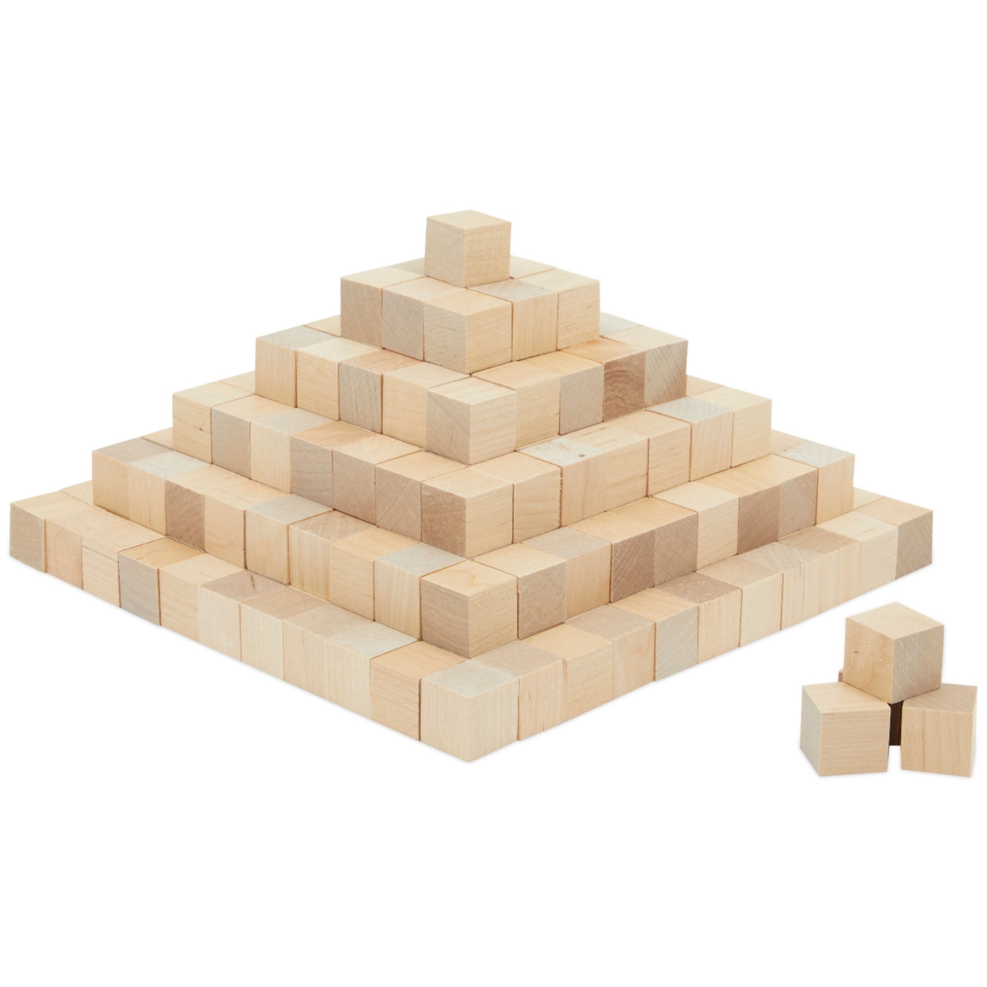  Wood Blocks for Crafts, 1.5 inch Unfinished Wood Cubes, 15 Pcs  Natural Wooden Blocks, Wood Square Blocks, Wooden Cubes for Arts and DIY  Projects, Puzzle Making