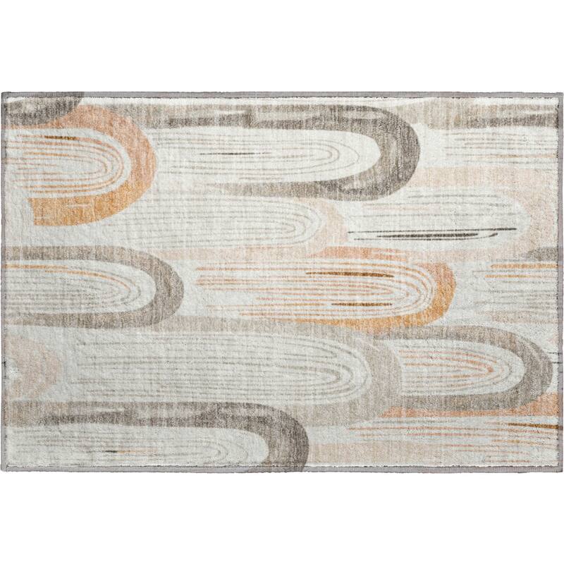 Premium Washable Super Soft Contemporary Imprints Mayfield Rug