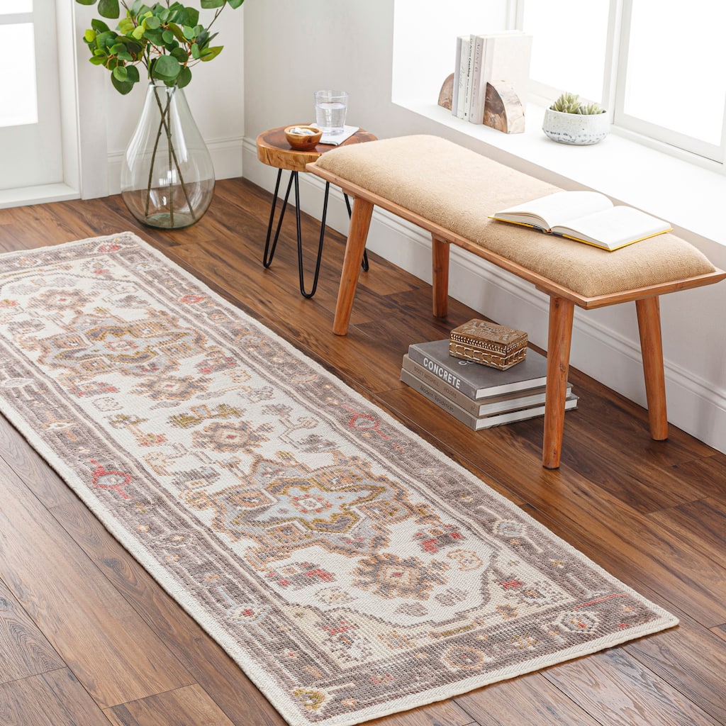 Glean Handmade Traditional Indoor/ Outdoor Area Rug
