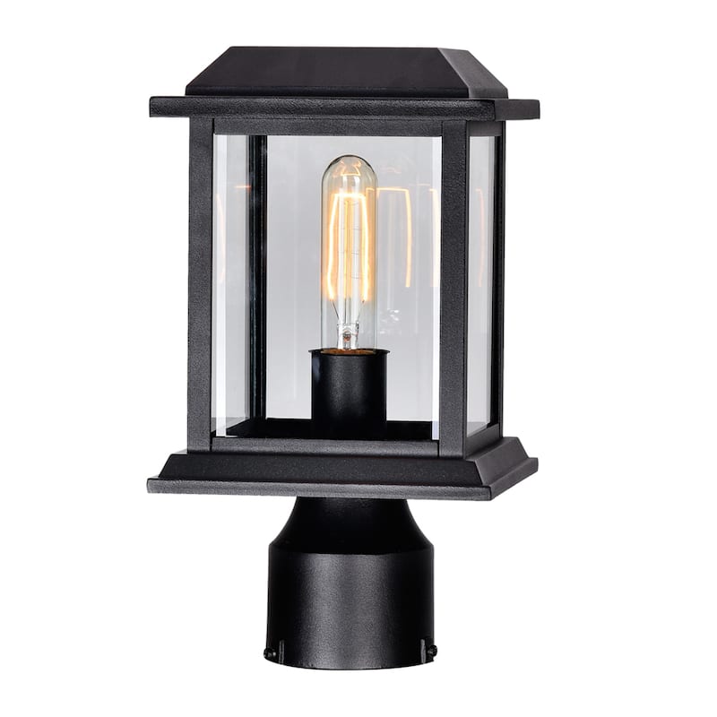 Blackbridge 1 Light Black Outdoor Lantern Head - Black