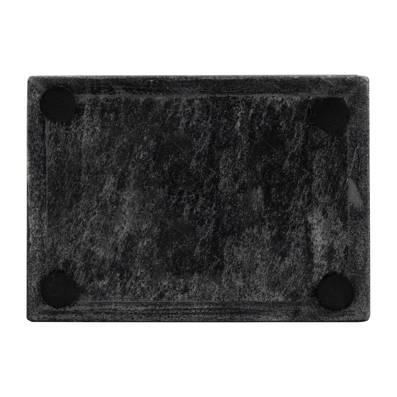 Marble Rectangular Box with Removable Lid - Home Decor