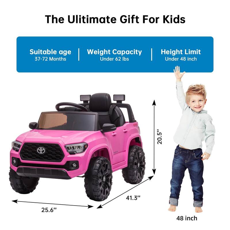 12V Electric Ride on Car with Parent Remote Control