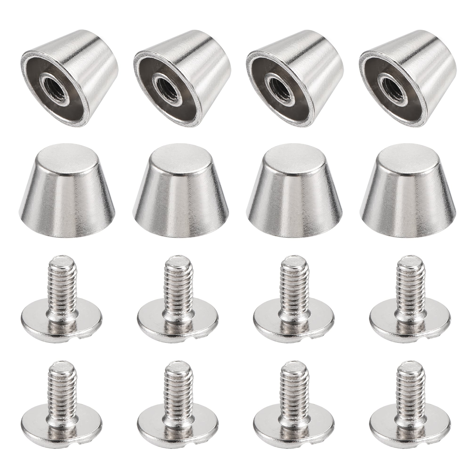 50 Sets Cone Spikes Studs 7x10mm Studs and Spike Screw Back Rivet