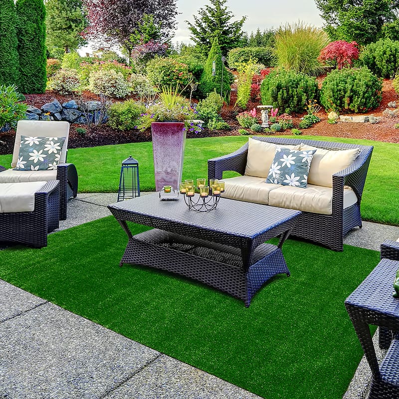 Soliel Indoor/Outdoor Waterproof Artificial Turf Grass Rugs