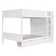 preview thumbnail 13 of 13, Full-Over-Full Bunk Bed with 2-Drawers, Multi-Layer Cabinet and Guardrails for Safety, No Box Spring Needed, White