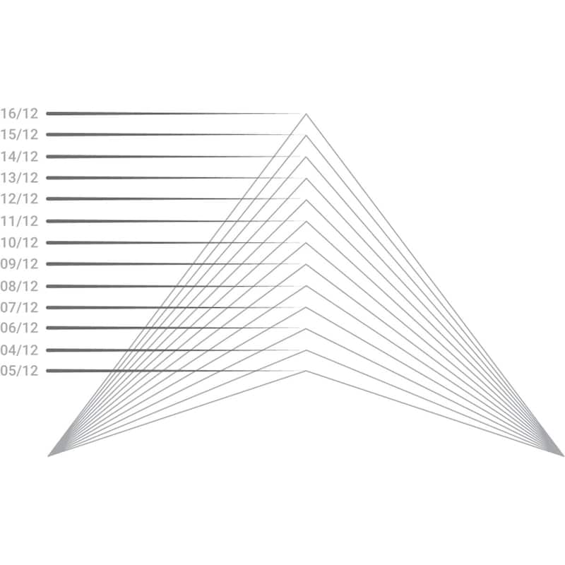 55 5/8"W x 12 7/8"H x 16 1/2"OH x 4 1/2"P, Pitch 6/12 Acorn Pediment - 55 5/8"W x 12 7/8"H x 16 1/2"OH x 4 1/2"P