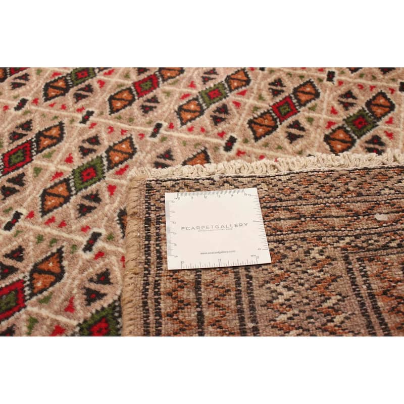 ECARPETGALLERY Hand-knotted Teimani Tan Wool Rug - 4'0 x 6'4