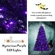 preview thumbnail 10 of 8, Gymax 7 FT Pre-lit Black Halloween Tree Artificial Hinged Christmas - See Details