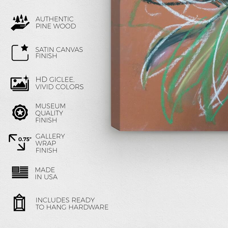 Wynwood Studio Abstract Abstract Rustic Rose Pink and Modern & Contemporary Wall Art Canvas Print