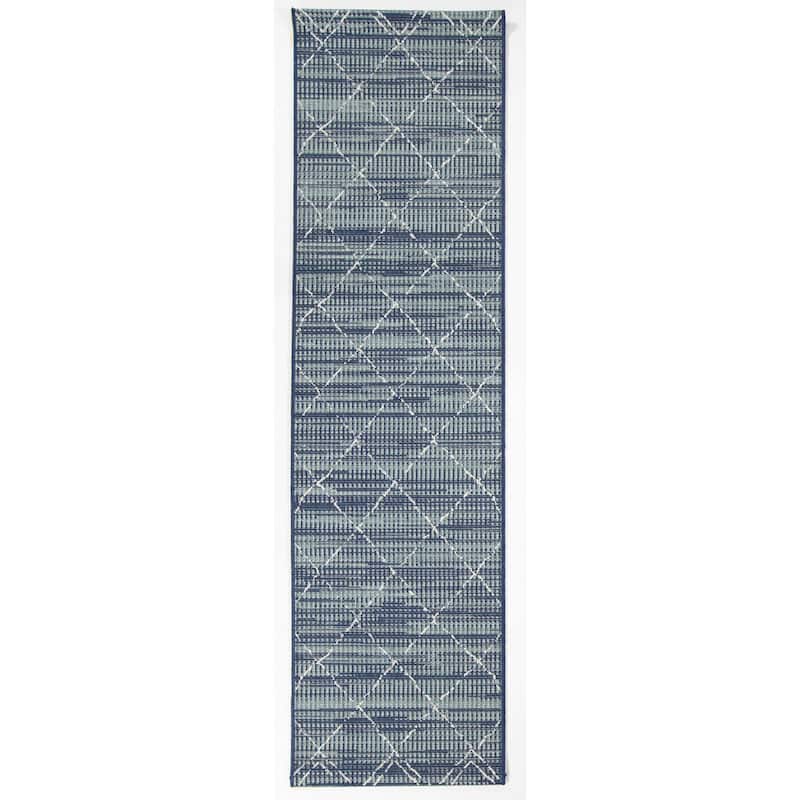 The Curated Nomad Stapelles Geometric Indoor/Outdoor Area Rug
