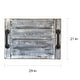 preview thumbnail 5 of 9, Farmhouse Noodle Board Rustic Wood Stove Top Cover with Handles