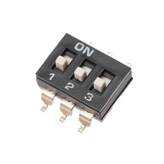 50Pcs Black DIP Switch 1 2 3 Positions 2.54mm Pitch for Circuit PCB - 1 ...