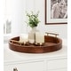 preview thumbnail 18 of 89, Kate and Laurel Lipton Round Decorative Tray with Metal Handles