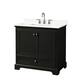 Option Dark Espresso / Giotto Quartz Top / Polished