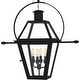 preview thumbnail 5 of 5, Rue De Royal 4-Light Earth Black Outdoor Hanging Lantern