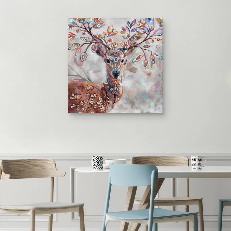 Boho Deer by Studio Arts Canvas Art Print by Studio Arts Canvas Art Print