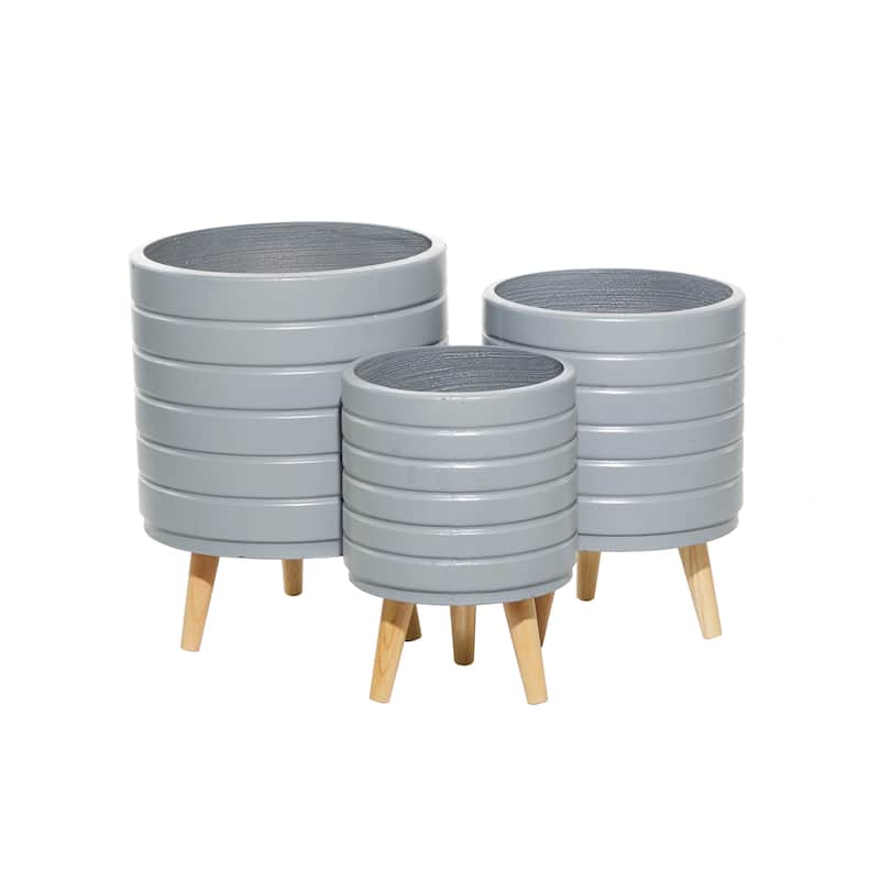 MgO Contemporary Planter (Set of 3) - S/3 14", 16", 18"H