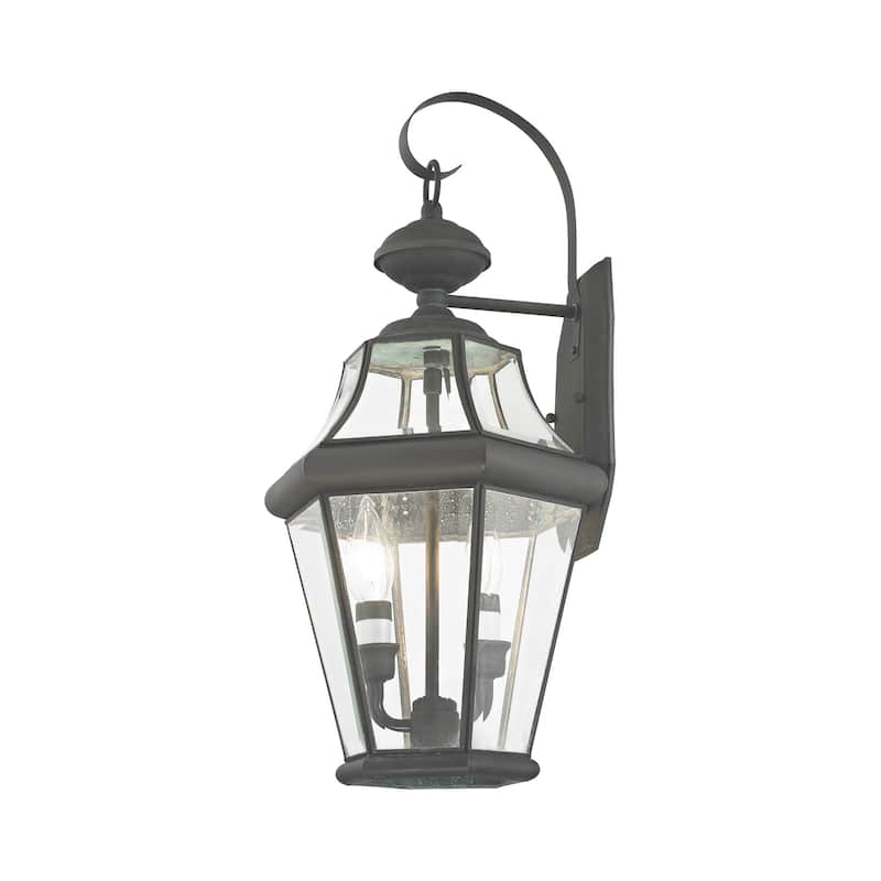 Livex Lighting Georgetown 2 Light 20-3/4" Tall Outdoor Wall Sconce